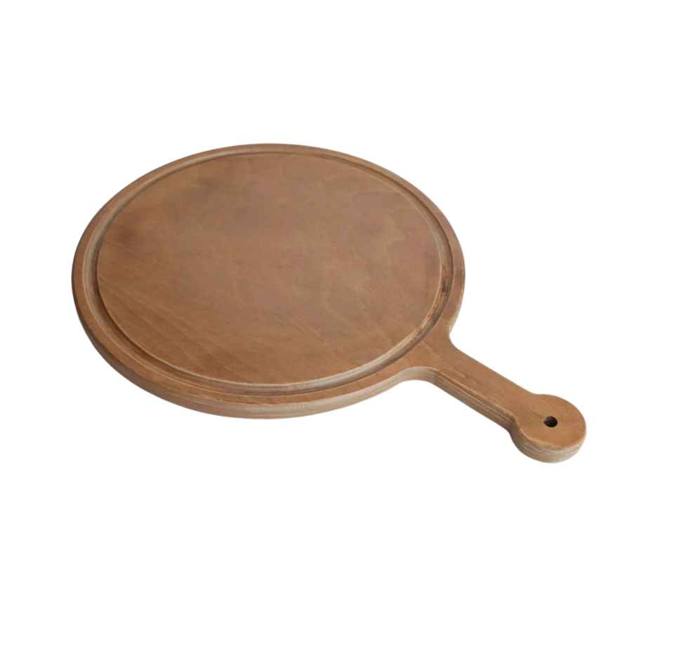 Pizza Kulplu  Sunum Tahtası Ahşap