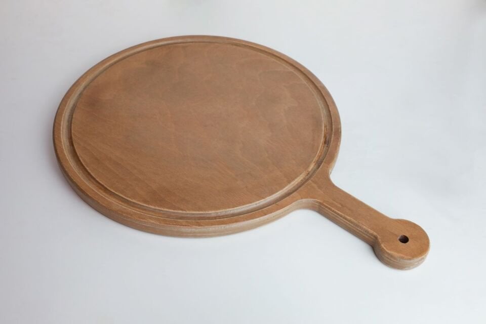 Pizza Kulplu  Sunum Tahtası Ahşap