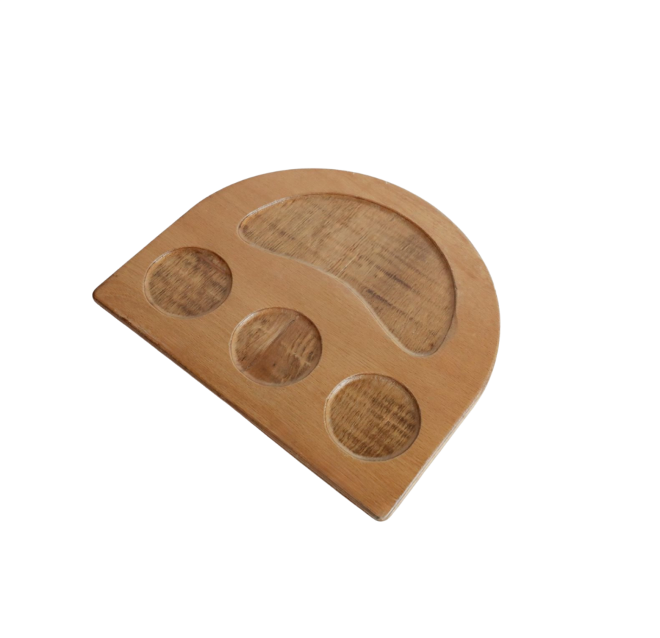 Sahan Altı Sosluklu  Ahşap Sunum