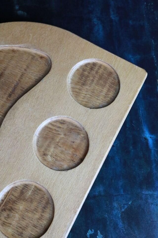 Sahan Altı Sosluklu  Ahşap Sunum