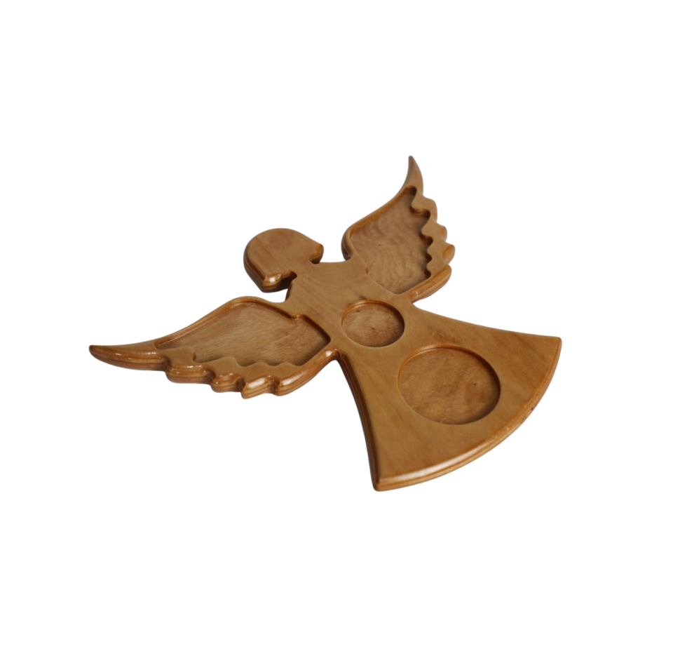 Çerez Ve Kahve Ahşap Sunum