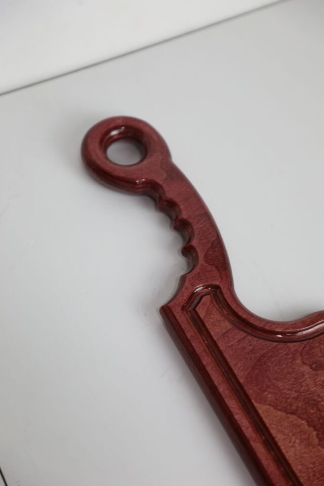 Satır Steak Sunum Kulplu Kesme Tahtası Ahşap