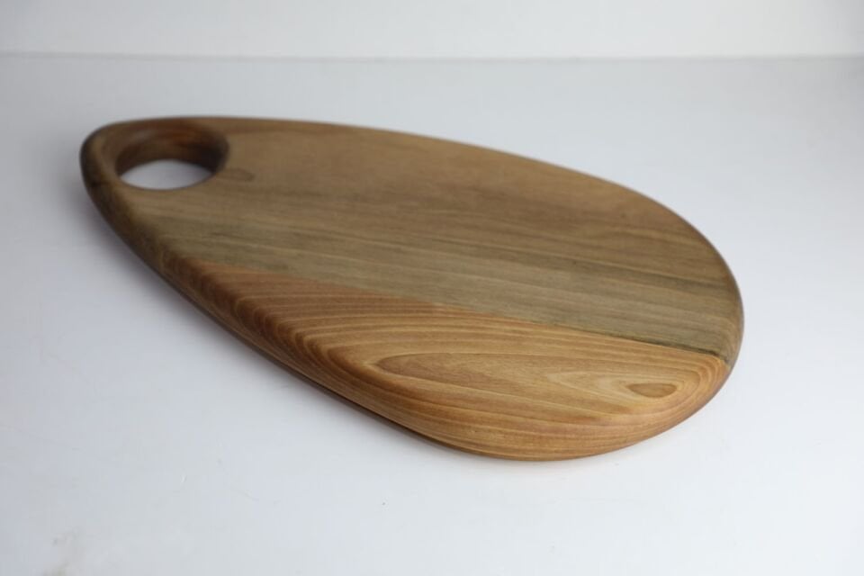 Damla Steak Sunum Kesme Tahtası (Ceviz Ağacı)