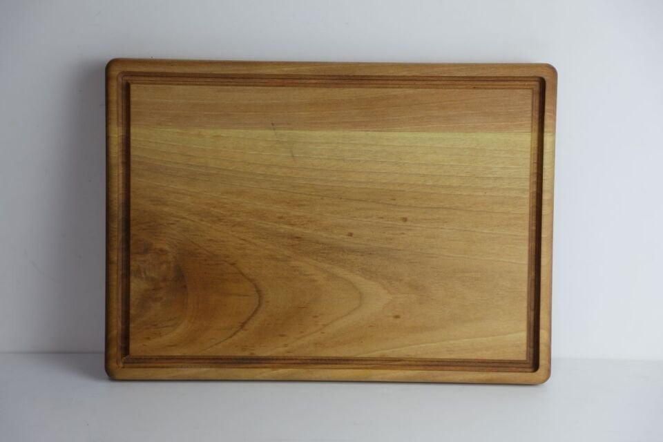 Dikdörtgen Steak Kesme Tahtası Ahşap (Ceviz Ağacı)