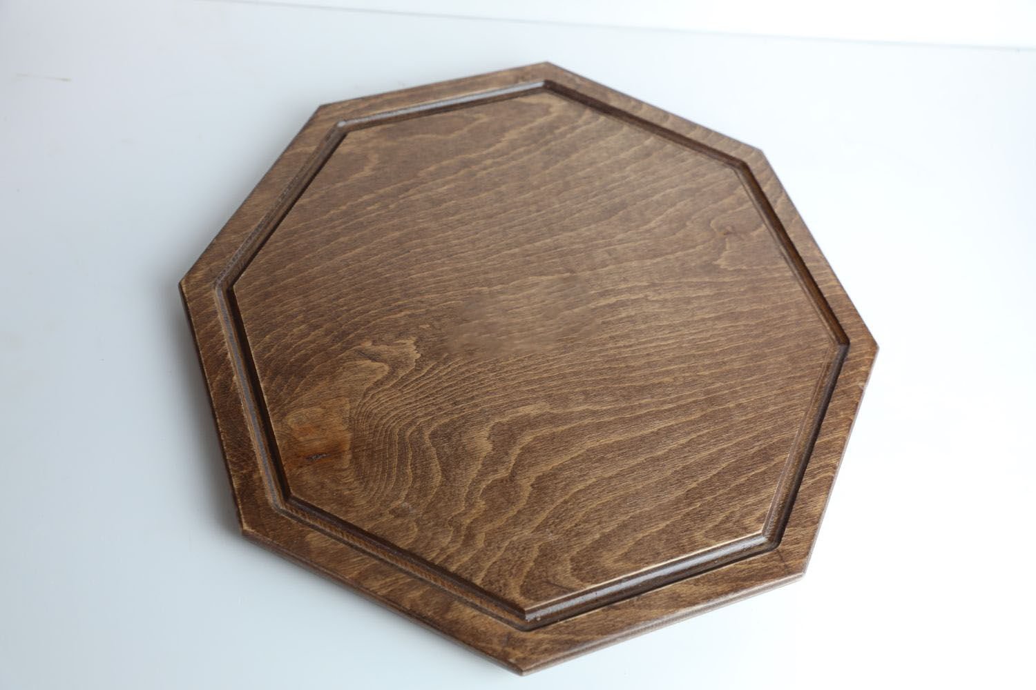 Altıgen Tasarımlı Steak Sunum Kesme Tahtası Sunum