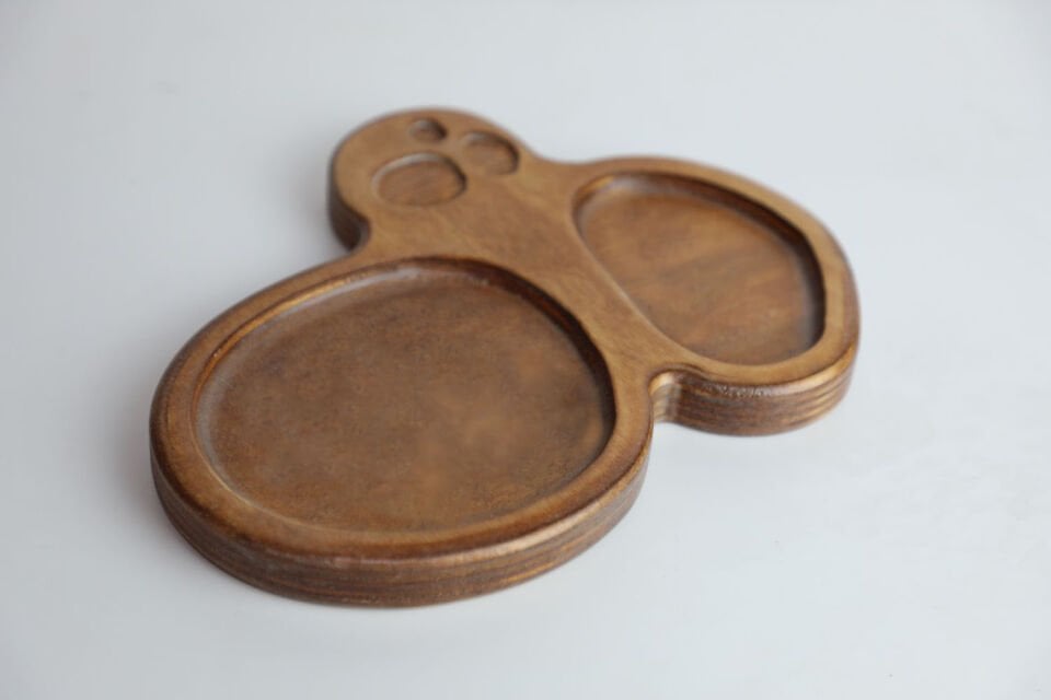 2 Gözlü Çerez Sunum Tahtası