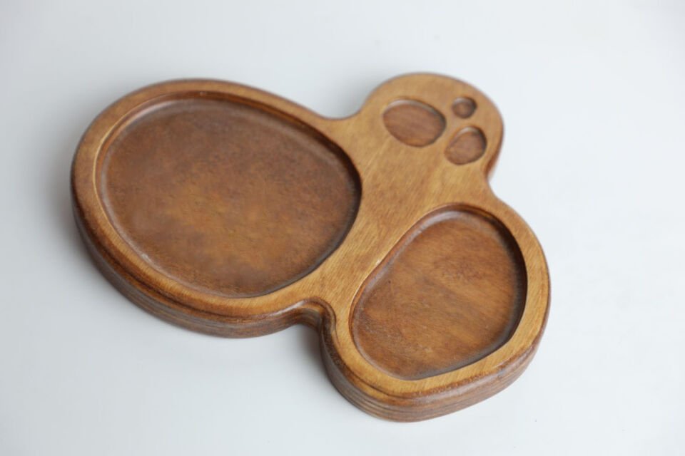 2 Gözlü Çerez Sunum Tahtası