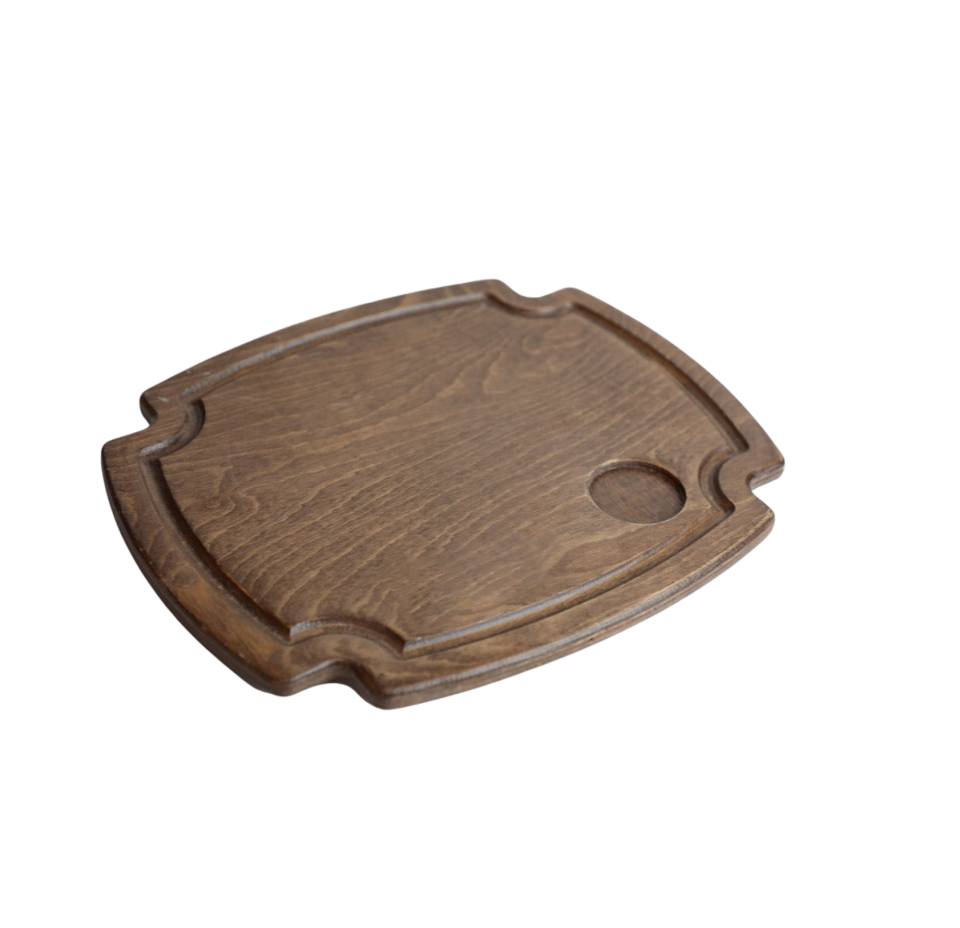 Köşeleri Kesik Sosluklu Steak Sunum