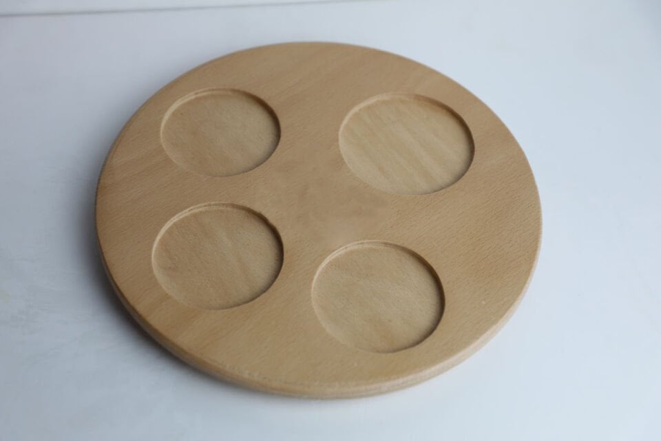 Yuvarlak Viski Sunum Tahtası