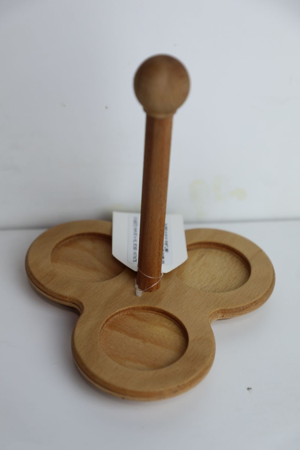 3 Gözlü Üçgen Tasarım Uzun Saplı Sosluk Ve Çerezlik