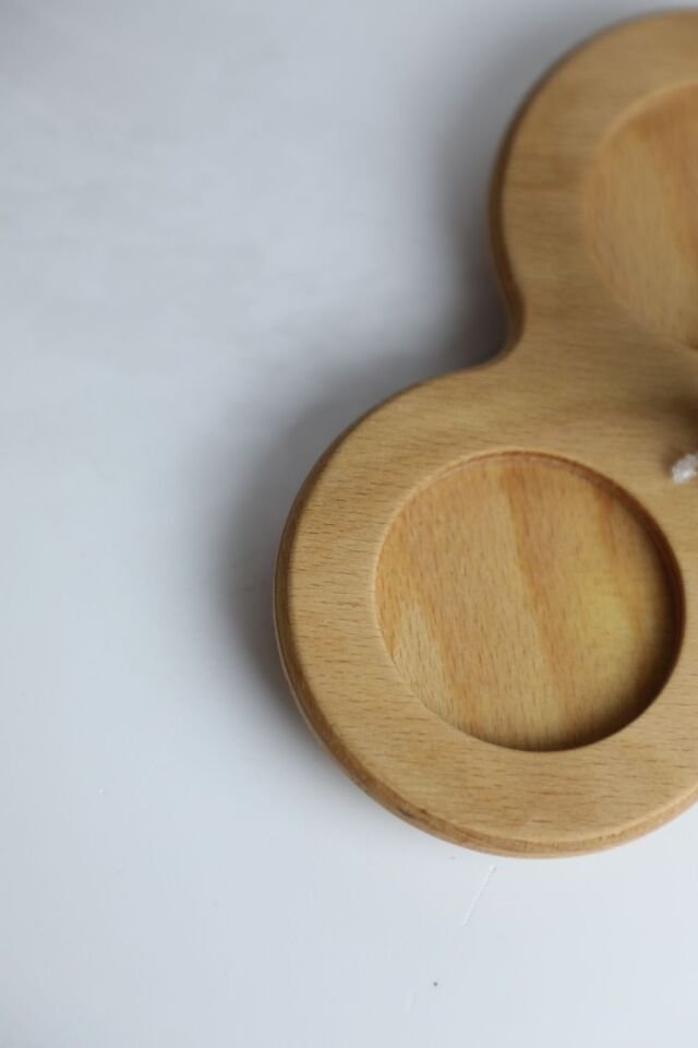 3 Gözlü Üçgen Tasarım Uzun Saplı Sosluk Ve Çerezlik