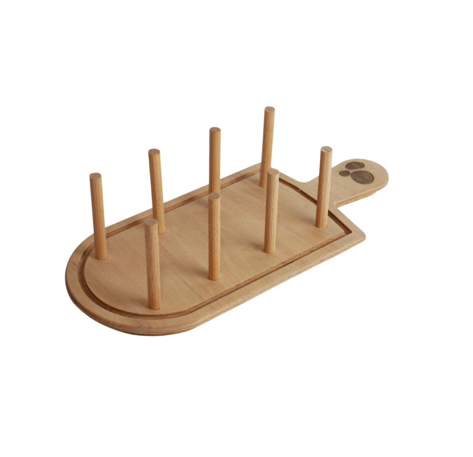 3 Yuvalı Taco Sunum Standı Chef Tahtası