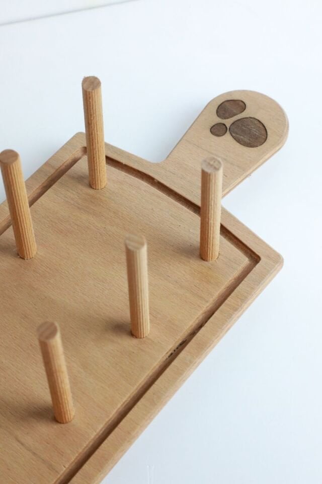 3 Yuvalı Taco Sunum Standı Chef Tahtası