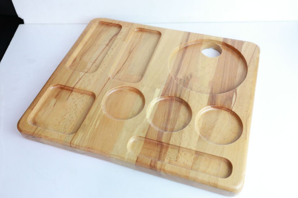 Kettle Sunum Tahtası Kayın Masiften