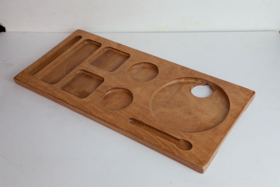 Kayın Kontra Kettle Sunum Tahtası