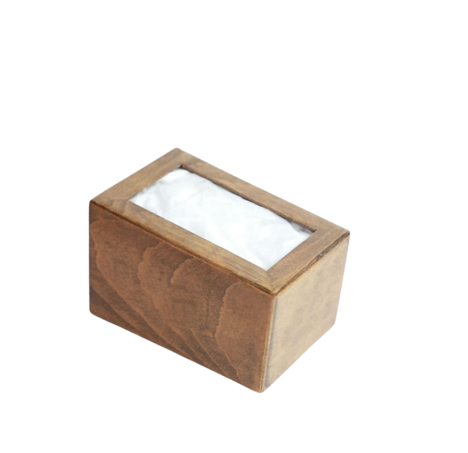 Çift Taraflı Ahşap Peçetelik