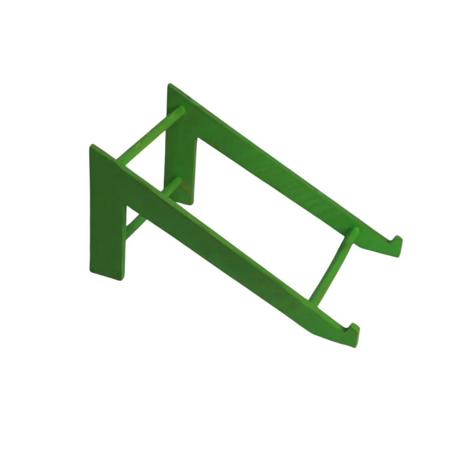 Yeşil Renkli Ahşap Kasa Ayağı