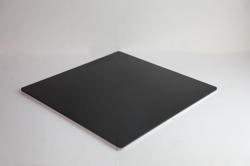 40x40 cm Siyah Beyaz Masa Sunum Tepsisi (ABS)