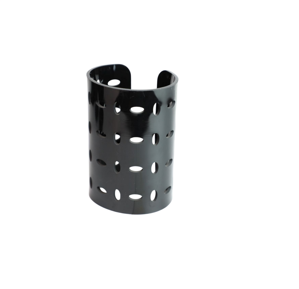 Oval Siyah 10x13 H:20 cm Masa Üstü Yükselti (ABS)