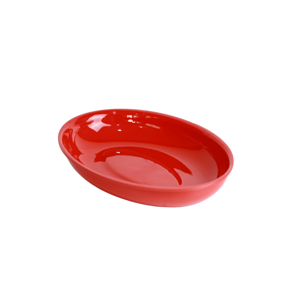 Kırmızı Oval Kase (ABS)