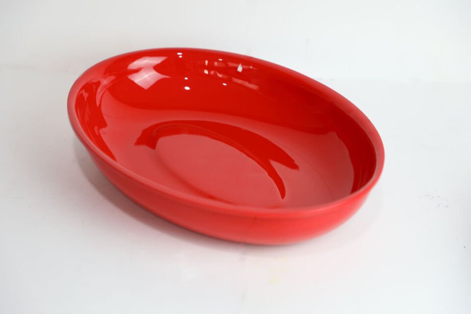 Kırmızı Oval Kase (ABS)