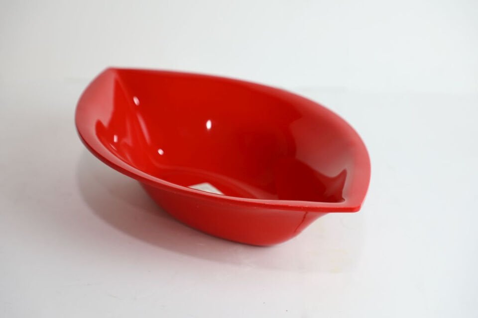 26x38 cm Kırmızı Oval Küvet (ABS)