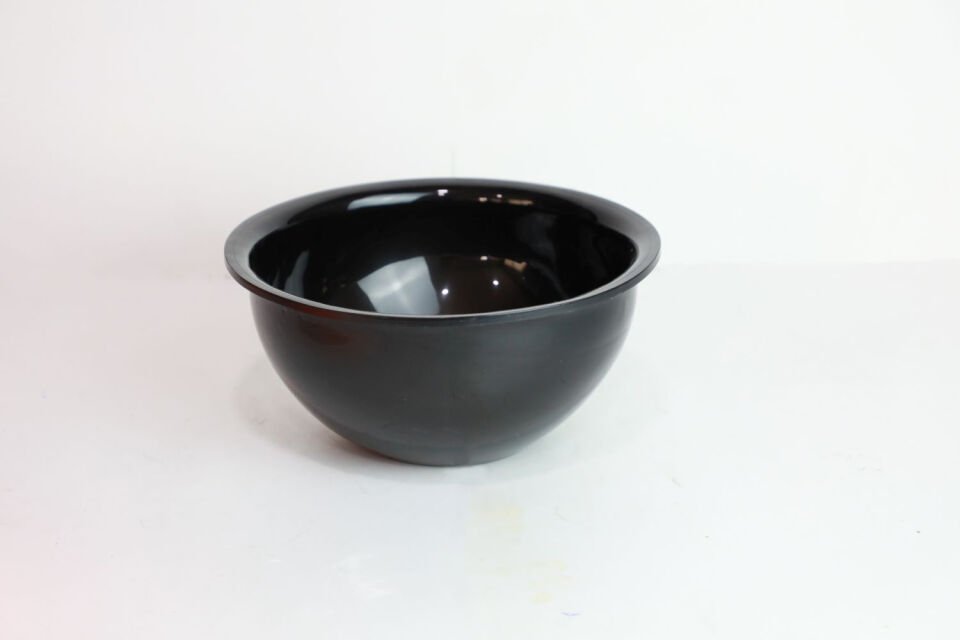 22 cm Yuvarlak Siyah Sunum Kase (ABS)