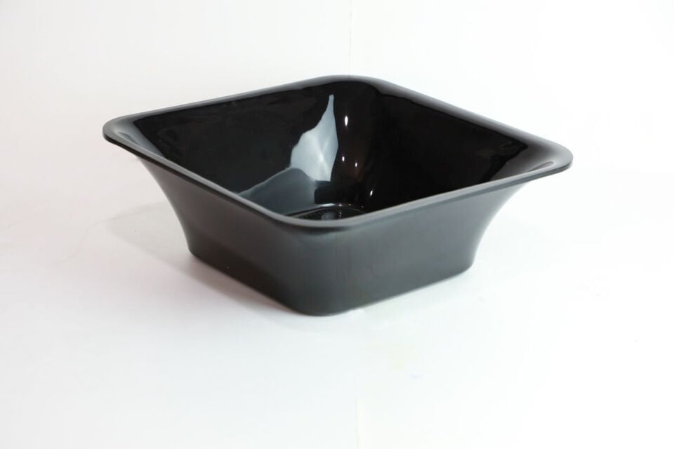 Kare Siyah Küvet  28x28 cm (ABS)