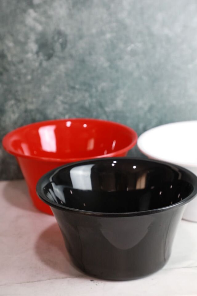 23 cm Kırmızı Konik Sunum Kasesi (ABS)