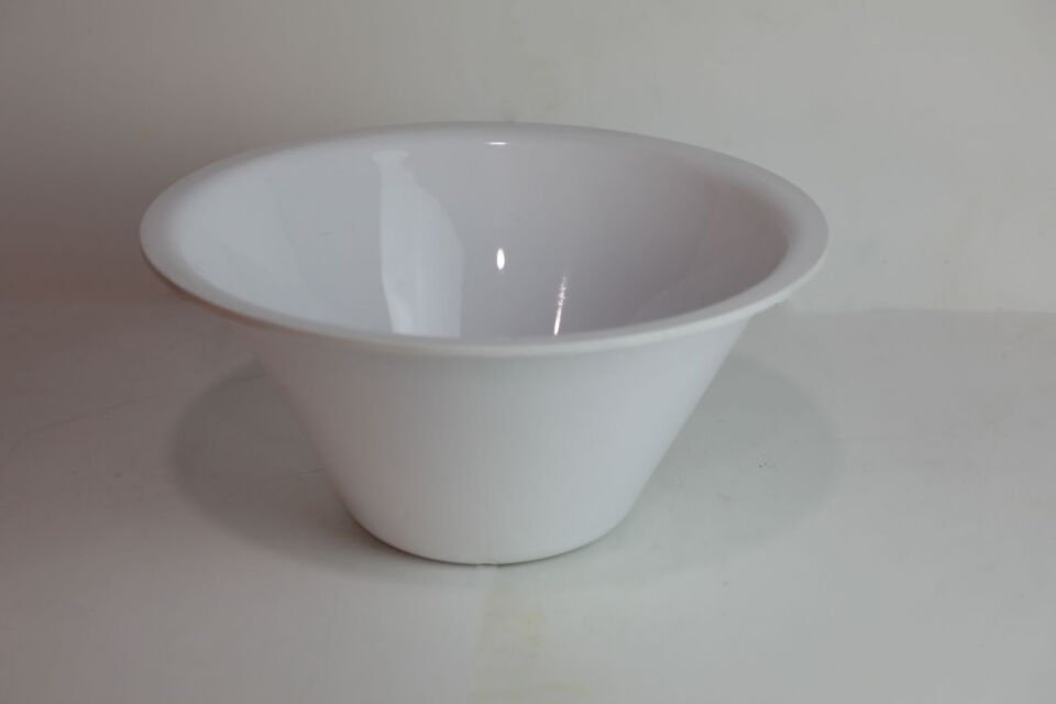 30 cm Konik Beyaz Sunum Kasesi (ABS)