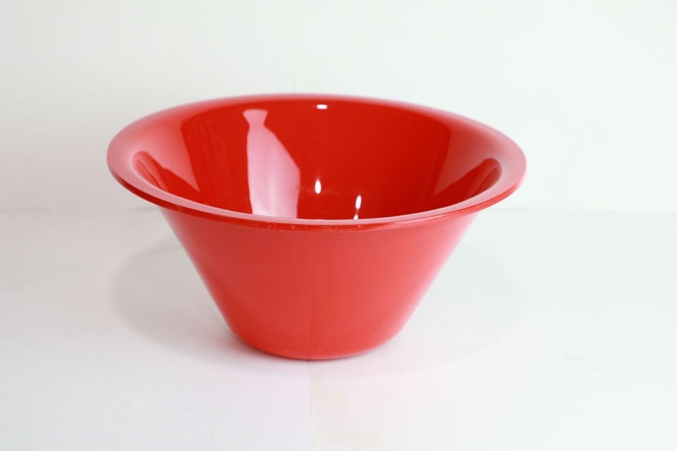 30 cm Kırmızı Konik Sunum Kasesi (ABS)
