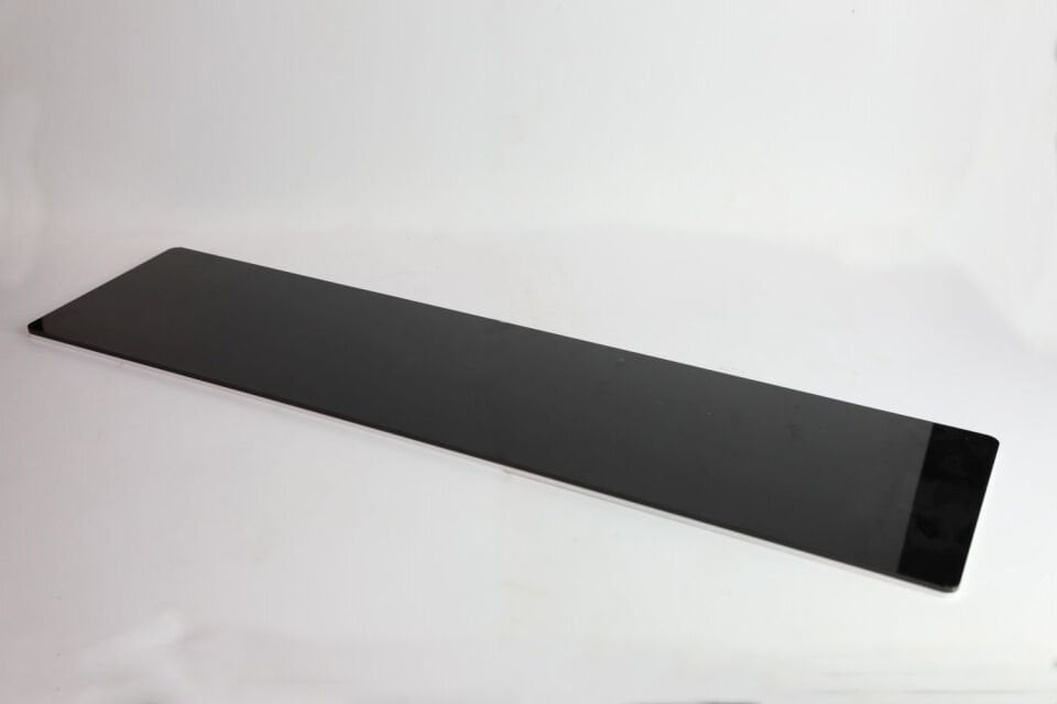 15x60 cm Dikdörtgen Beyaz Siyah Tepsi